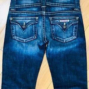 Hudson boot cut denim blue jeans